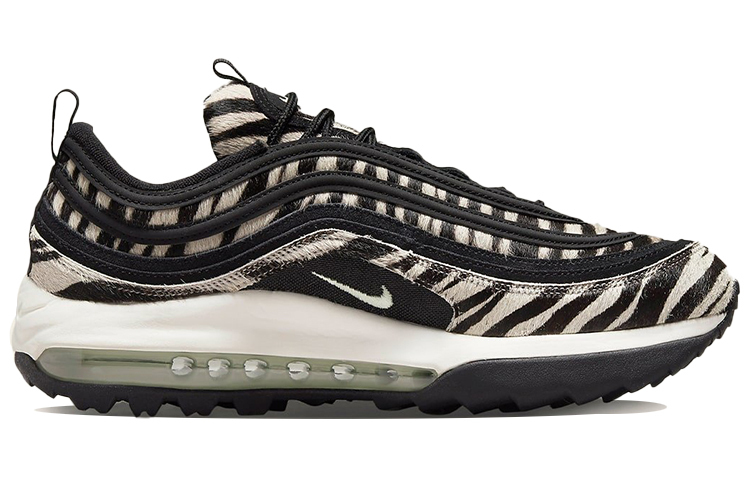 Кроссовки для гольфа Nike Air Max 97 унисекс, черный/белый — фото 2