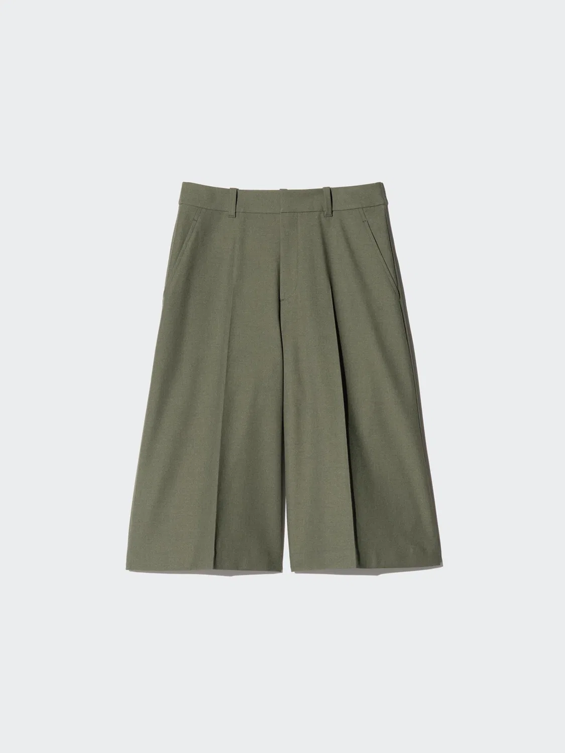 Юбка-брюки эластичные короткие Uniqlo, черный — фото 2