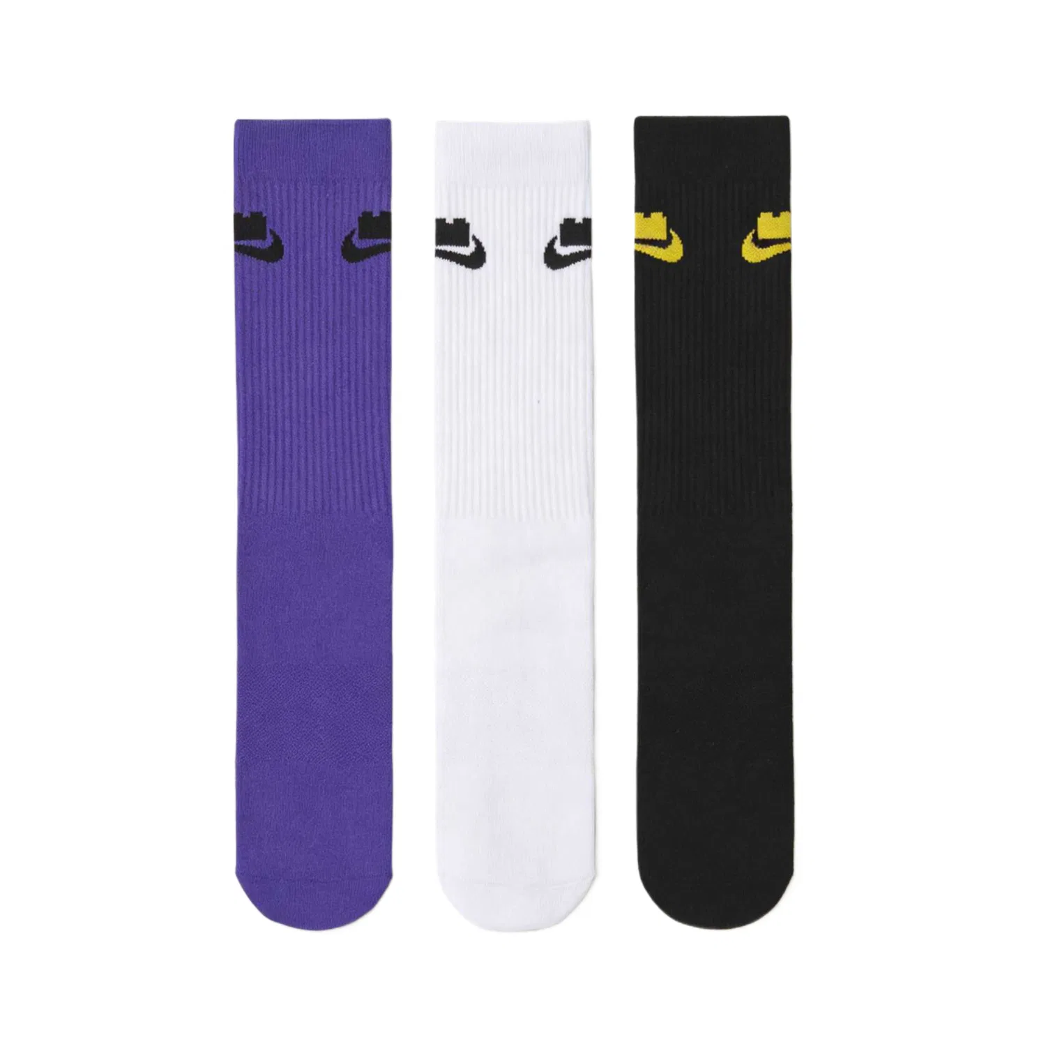 Детские носки Essentials с принтом, комплект из 3 пар, Nike, Multicolor