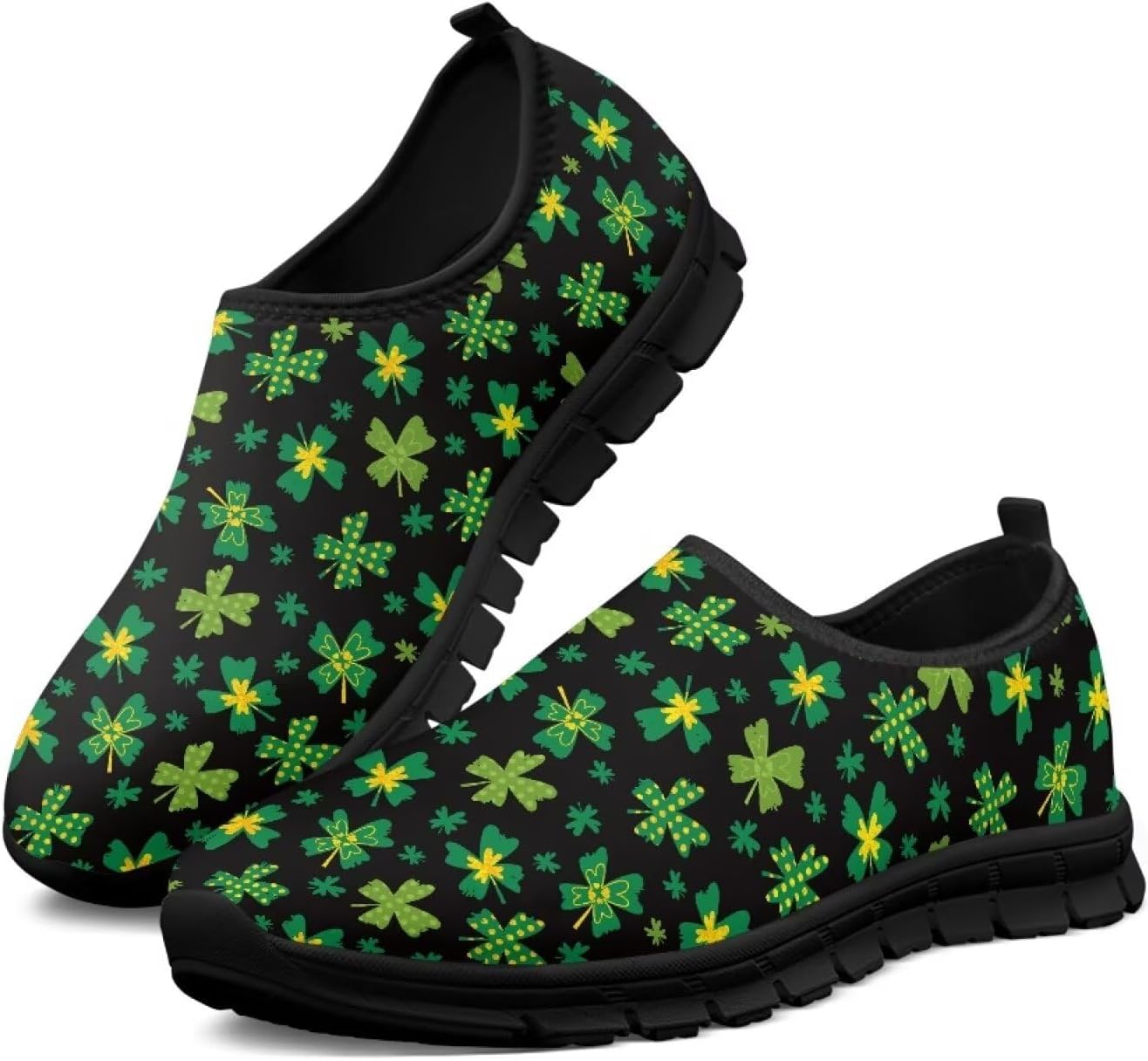 

Кроссовки для мужчин Hresuewn, модные, удобные, с нескользящей подошвой, спортивные с комфортной стелькой для тренировок и прогулок, Shamrock