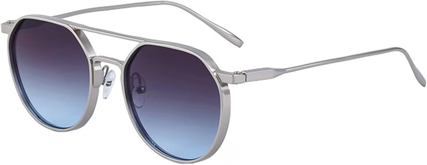 

Хелена Винтажные круглые солнцезащитные очки для женщин Роскошные дизайнерские солнцезащитные очки с двойным лучом для мужчин Ретро очки-пилотные очки UV400 helena, C7