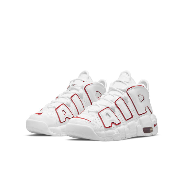 Кроссовки air more uptempo 'white varsity red' 2021 Nike, белый — фото 3