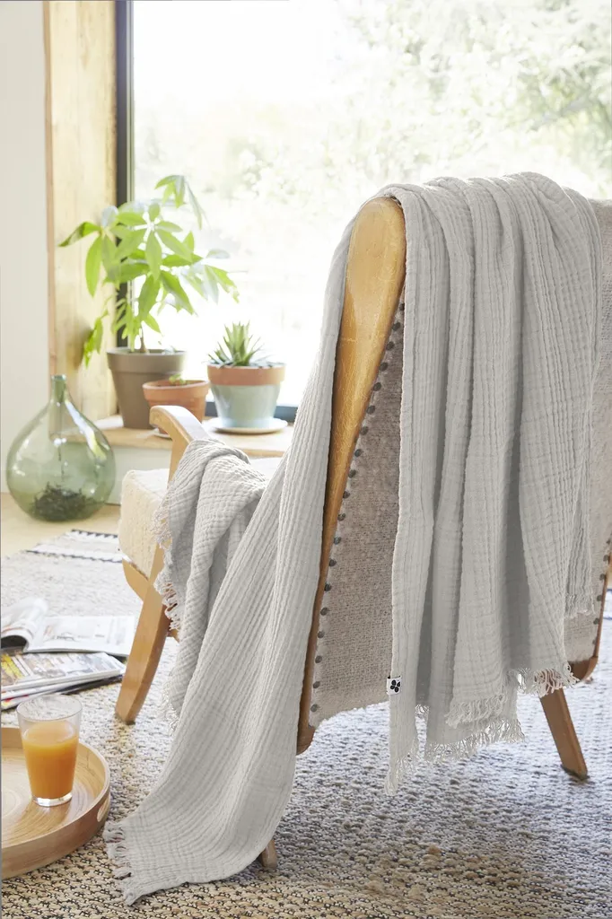 

Плед L'effet papillon, серый