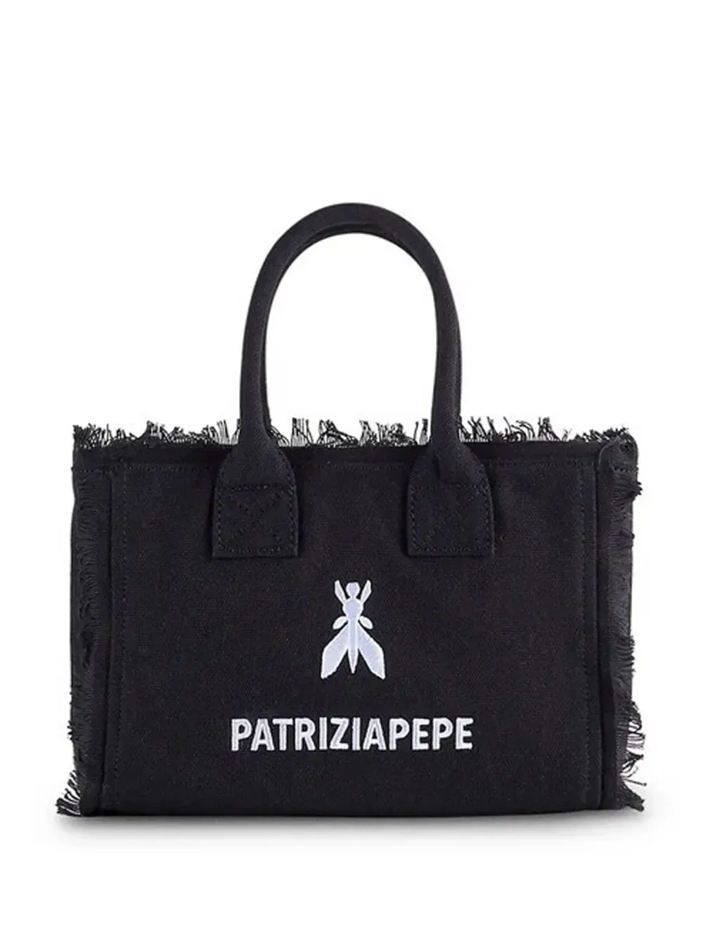 Сумка на плечо с потертыми краями Patrizia Pepe Girl, черный