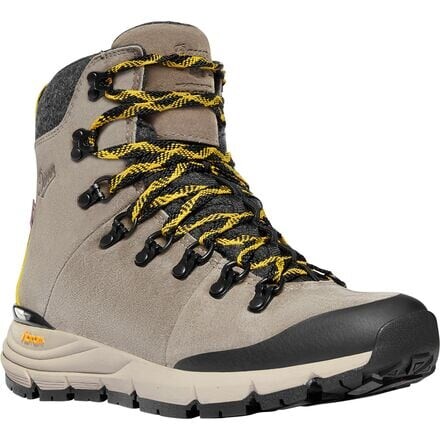 Ботинки Arctic 600 с боковой молнией женские Danner, цвет Driftwood/Yellow — фото 4