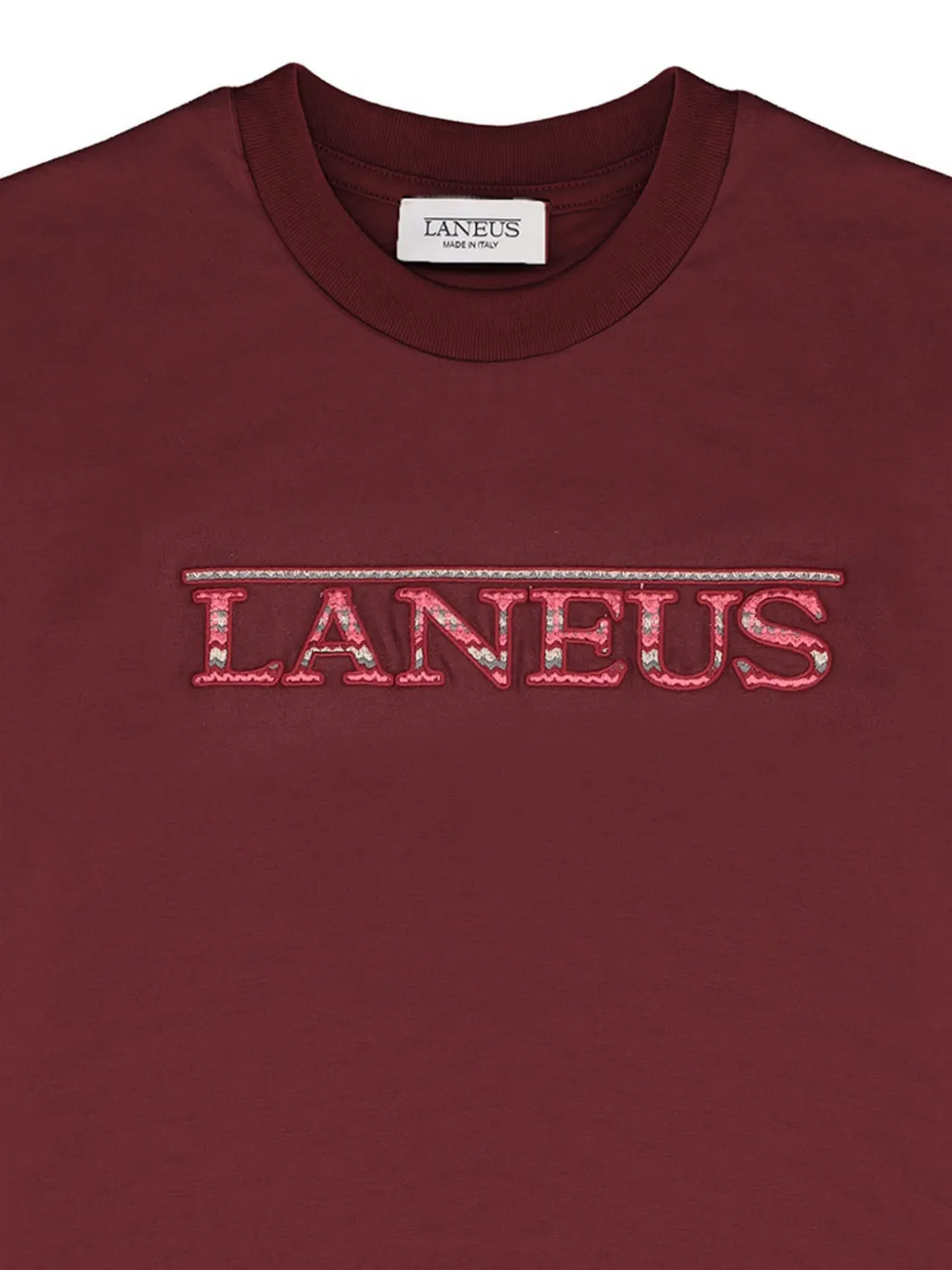 Футболка из джерси с нашивкой-логотипом Laneus, красный — фото 3