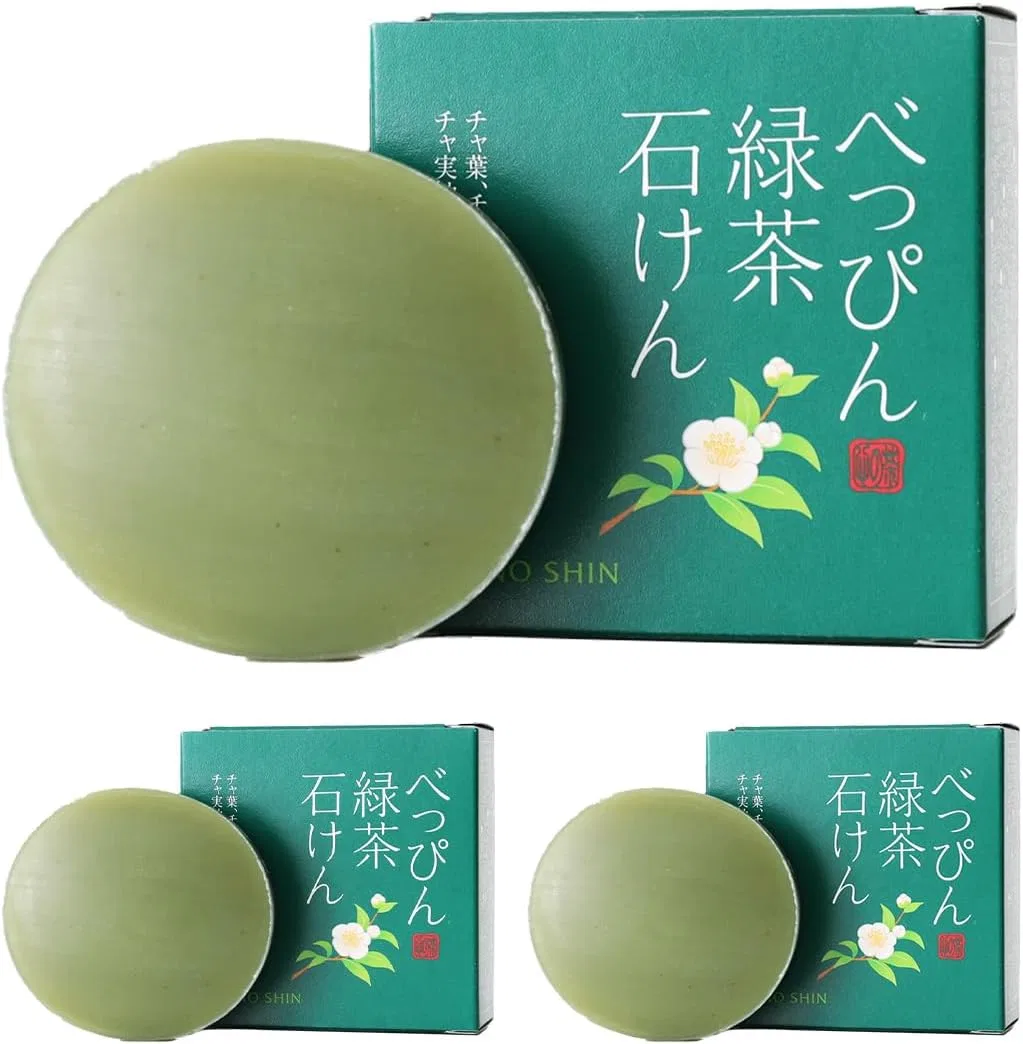 Мыло Green Tea Soap, 3 шт, 75 г, The Heart of Tea