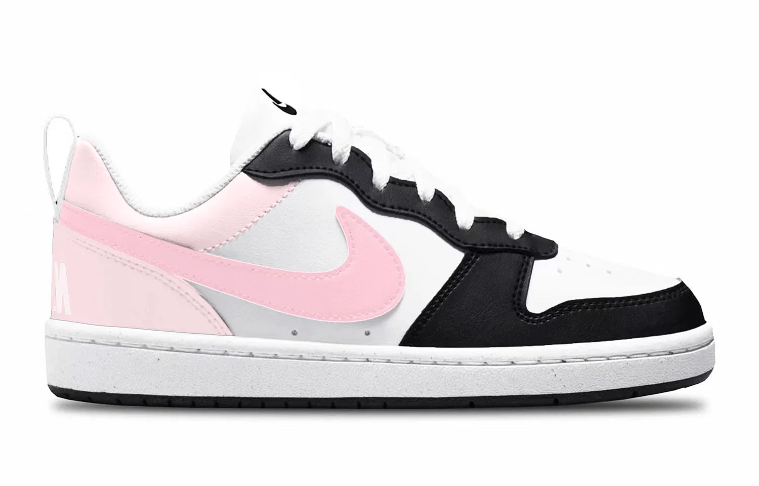 Кроссовки кожаные Court Borough Low Top детские для скейтбординга Black Unisex Nike — фото 4