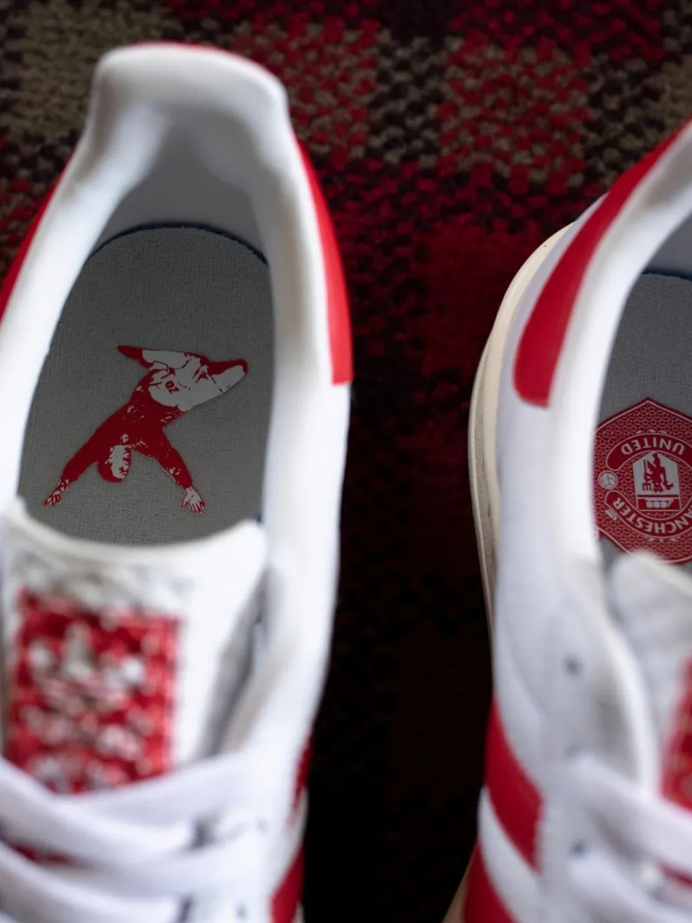 Кроссовки «Барселона 99 Манчестер Юнайтед» Adidas, белый — фото 2