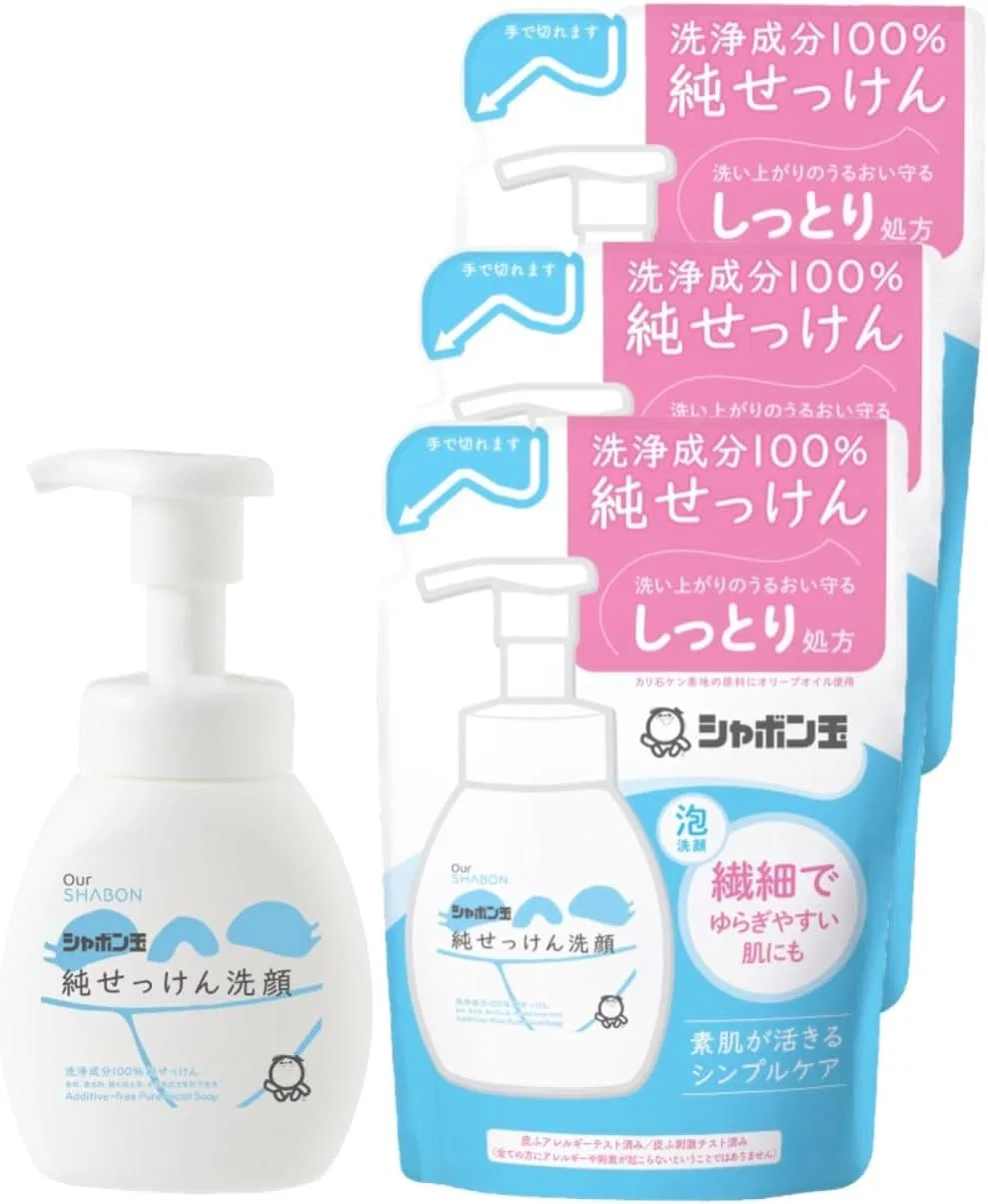 Пенка для умывания — Shabondama Pure Soap, + 3 сменных блока по, 200 мл