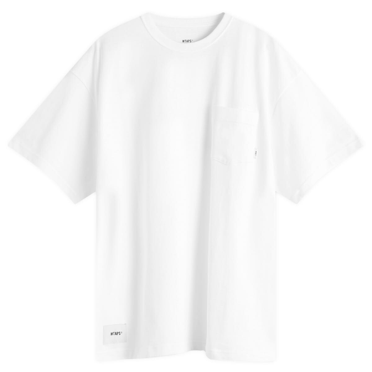 

Футболка Wtaps 24 Back Print Pocket T-Shirt, белый
