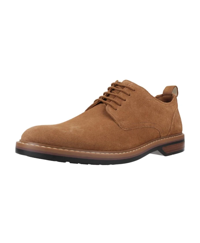 Замшевые туфли на шнуровке Clarks, коричневый — фото 2