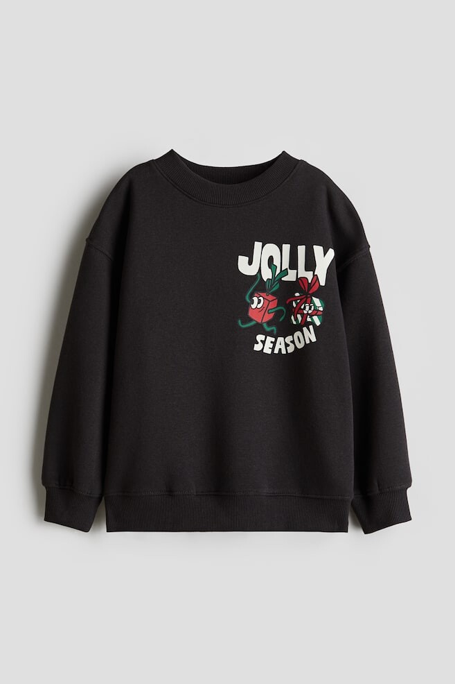

Толстовка с принтом H&M, черный