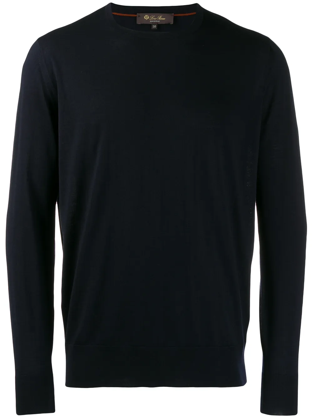 

Свитер с круглым вырезом Loro Piana, синий