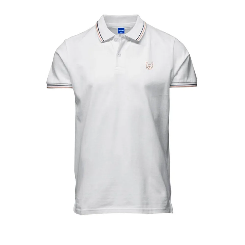 

Поло с коротким рукавом Jack & Jones Bulldog, белый