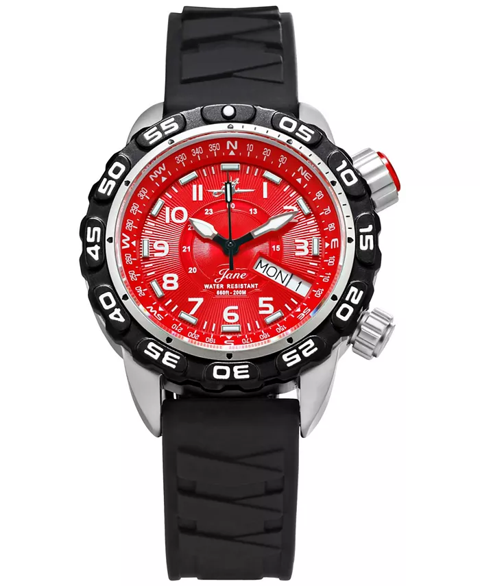

Женские часы Jane Black с силиконовым ремешком, 35 мм Abingdon Co.