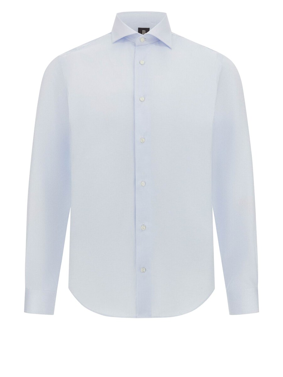 

Приталенная рубашка на пуговицах Boggi Milano, цвет Blue/Light blue