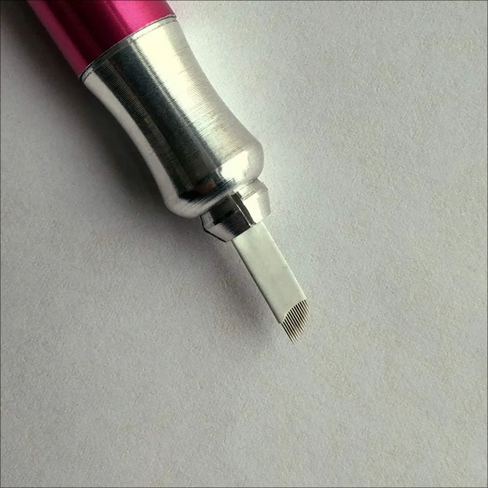 Ручка для татуажа бровей Manual Eyebrow Pen, розовый, 1 шт, 26 г, Generic — фото 2