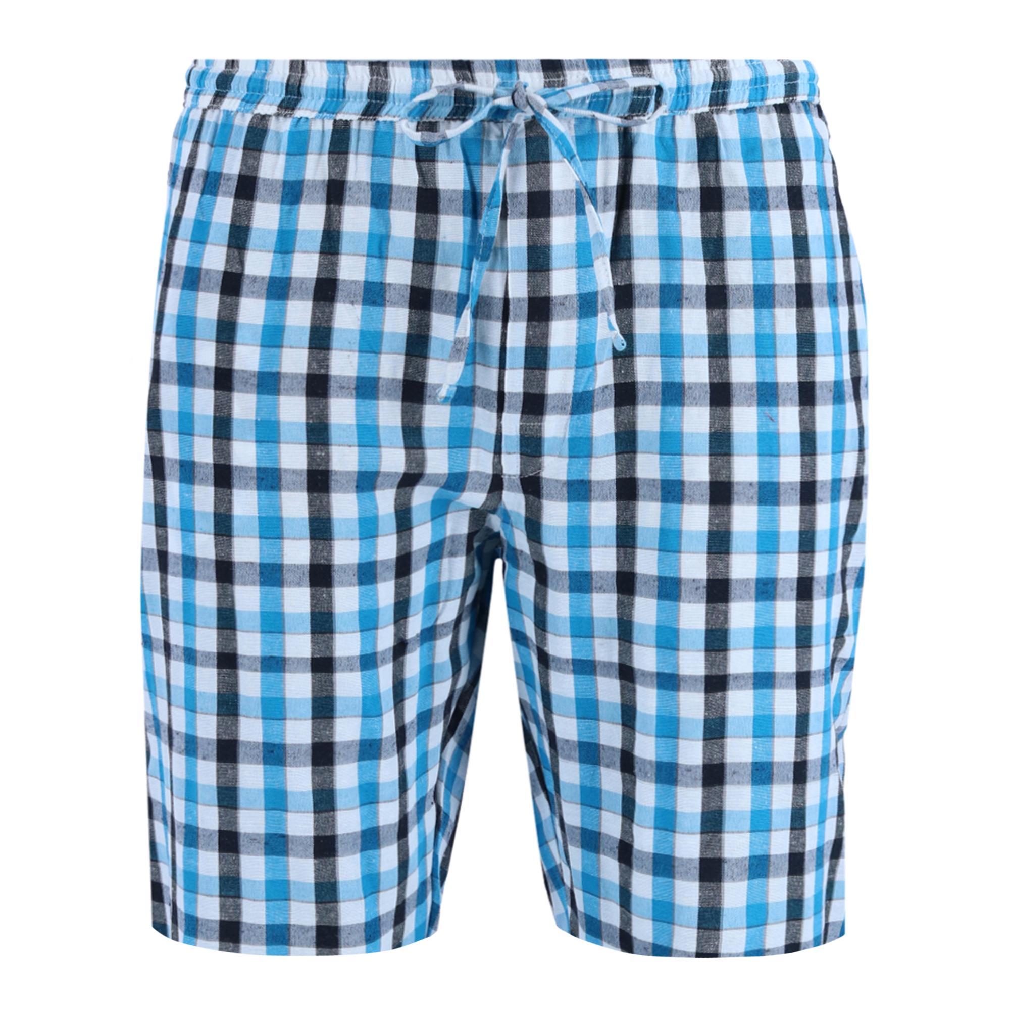 

Мужские клетчатые шорты для отдыха Ten West Apparel, цвет teal