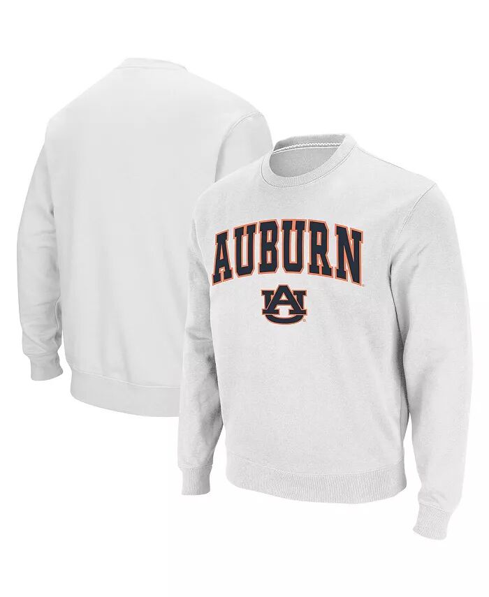 

Мужская толстовка Auburn Tigers с круглым вырезом и логотипом Colosseum, белый