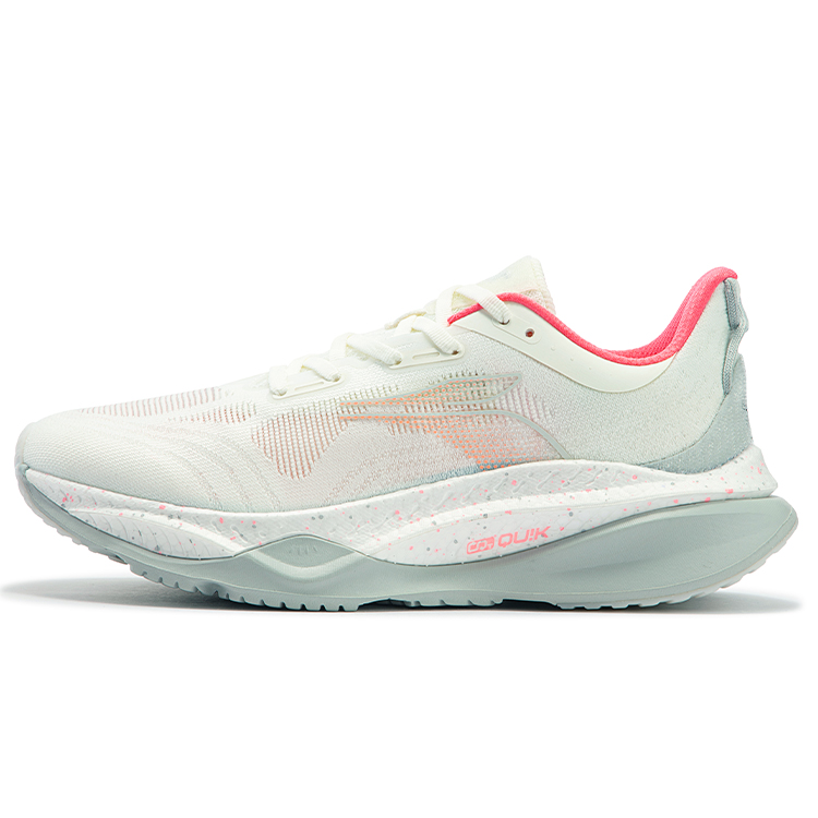 

361° Амортизирующие нескользящие кроссовки для бега мужские Feather White Light Coral - Feather White/Neon Light Coral, цвет Feather White/Neon Light Coral