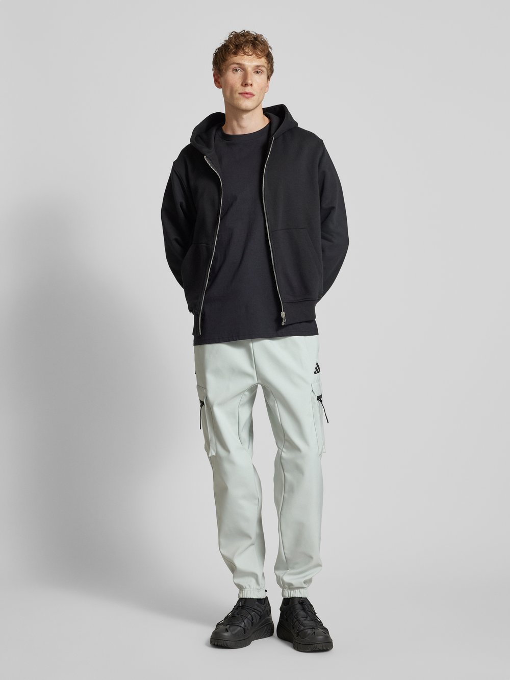

Спортивные брюки прямого кроя с завязками на шнурке ADIDAS SPORTSWEAR