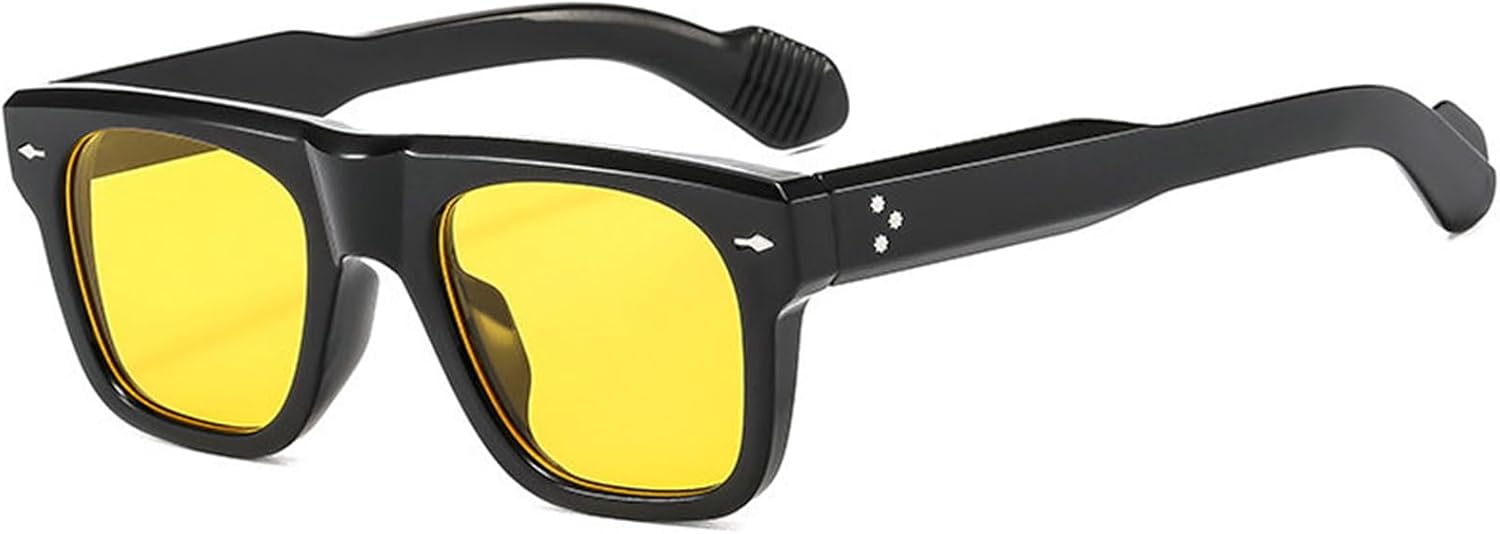 

Квадратные солнцезащитные очки-гелевые защитные очки для женщин, модные желто-голубые очки с защитой от УФ-излучения UV400, трендовые солнцезащитные очки для мужчин helena, C2