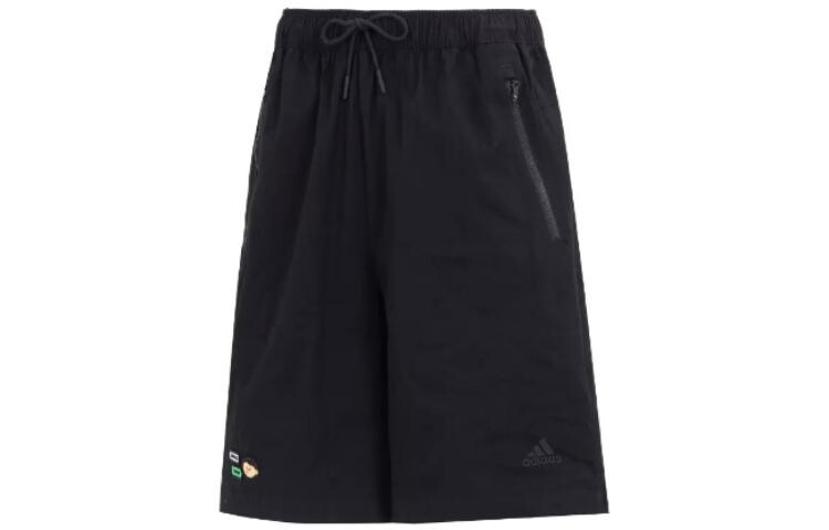 

X SEEBIN Co-branded SS23 повседневные шорты мужские черные Adidas, черный