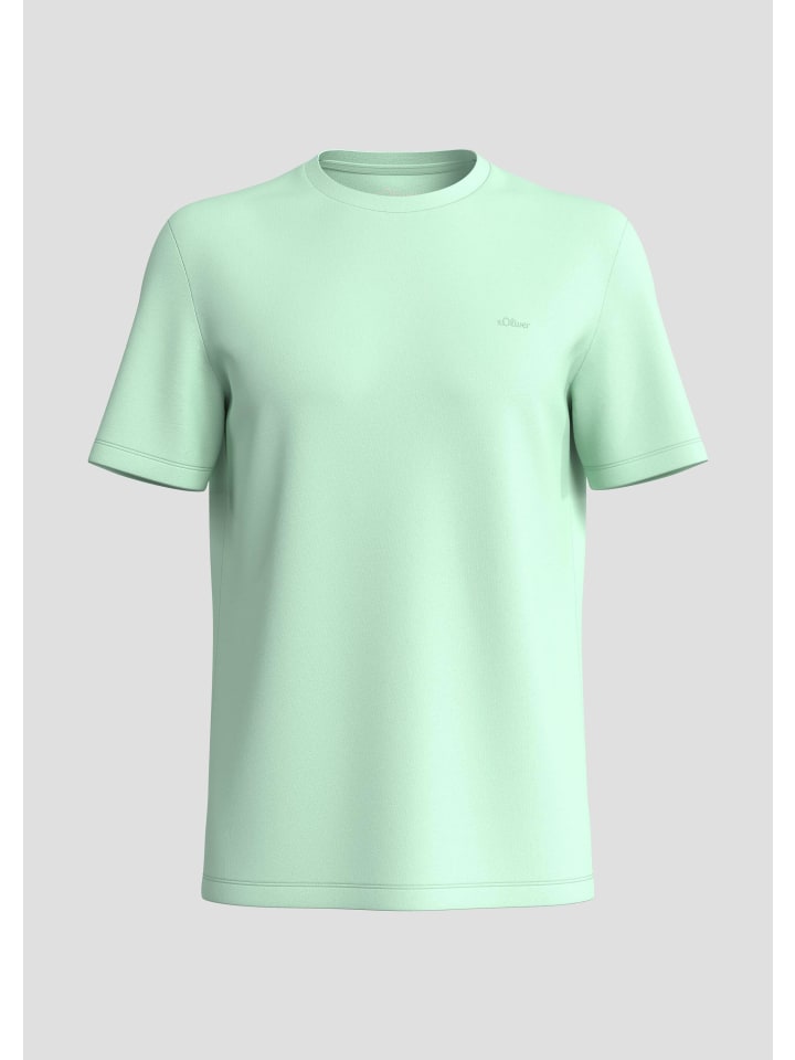 

s.Oliver Футболка в цвете 6501_mint, Зеленый, s.Oliver Футболка в цвете 6501_mint