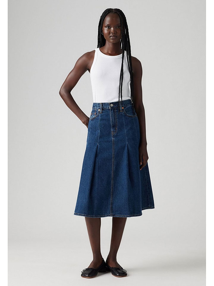 

Юбка до колена Levis, темно-синий