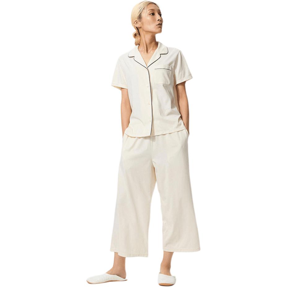 Женский комплект пижамы UNIQLO, айвори