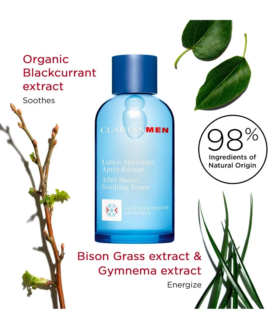 Clarins Успокаивающий тоник после бритья для мужчин, 95 мл — фото 4