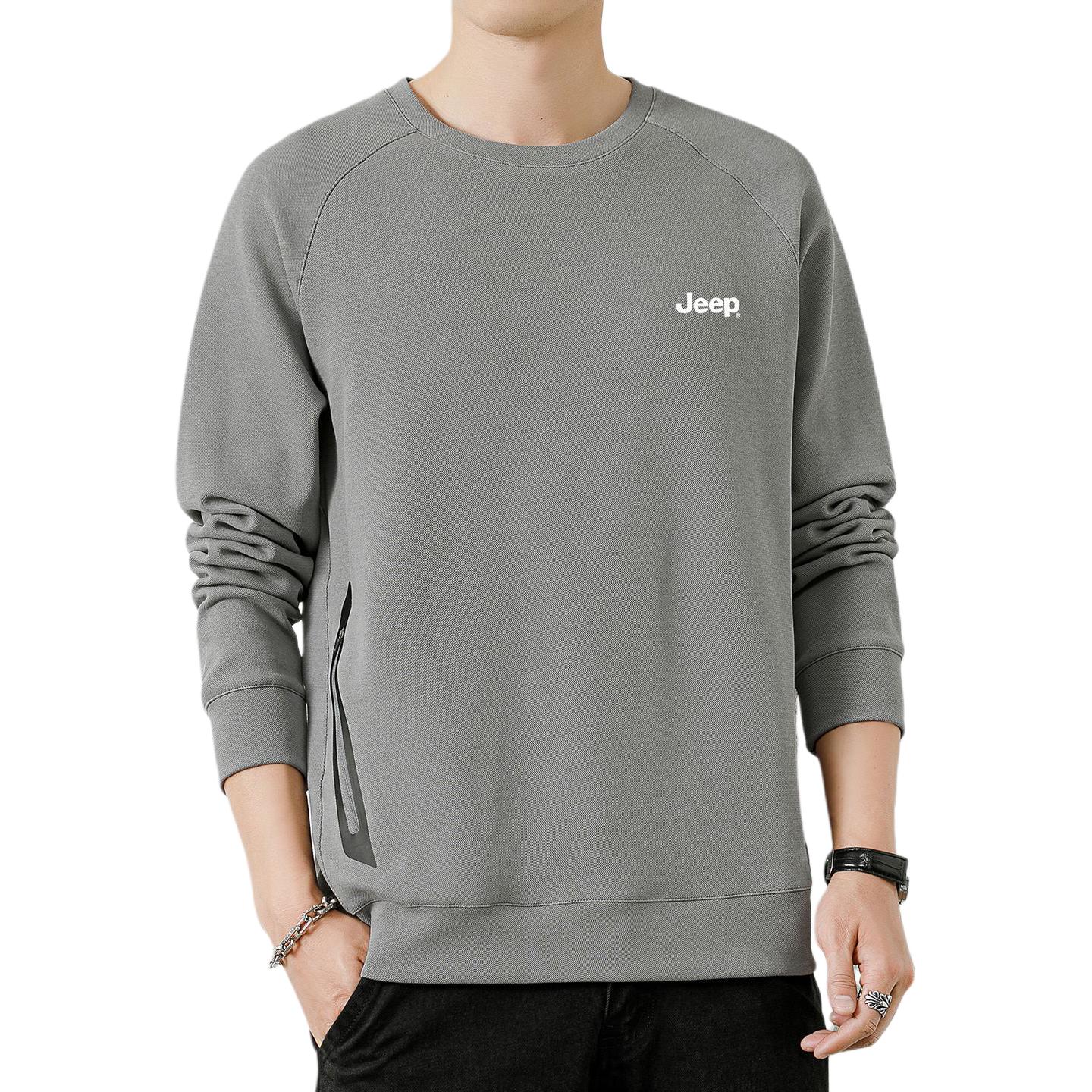 

Свитшот Leisure Collection Unisex Jeep, светло-серый