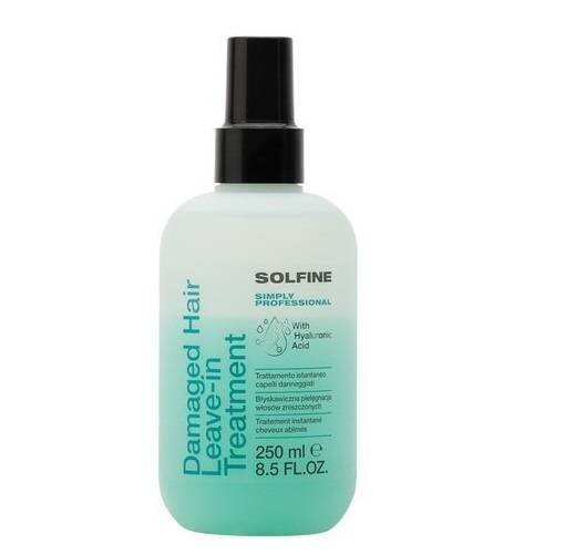 Несмываемое средство для поврежденных волос без смывания 250мл Solfine, Care Damaged Hair — фото 2