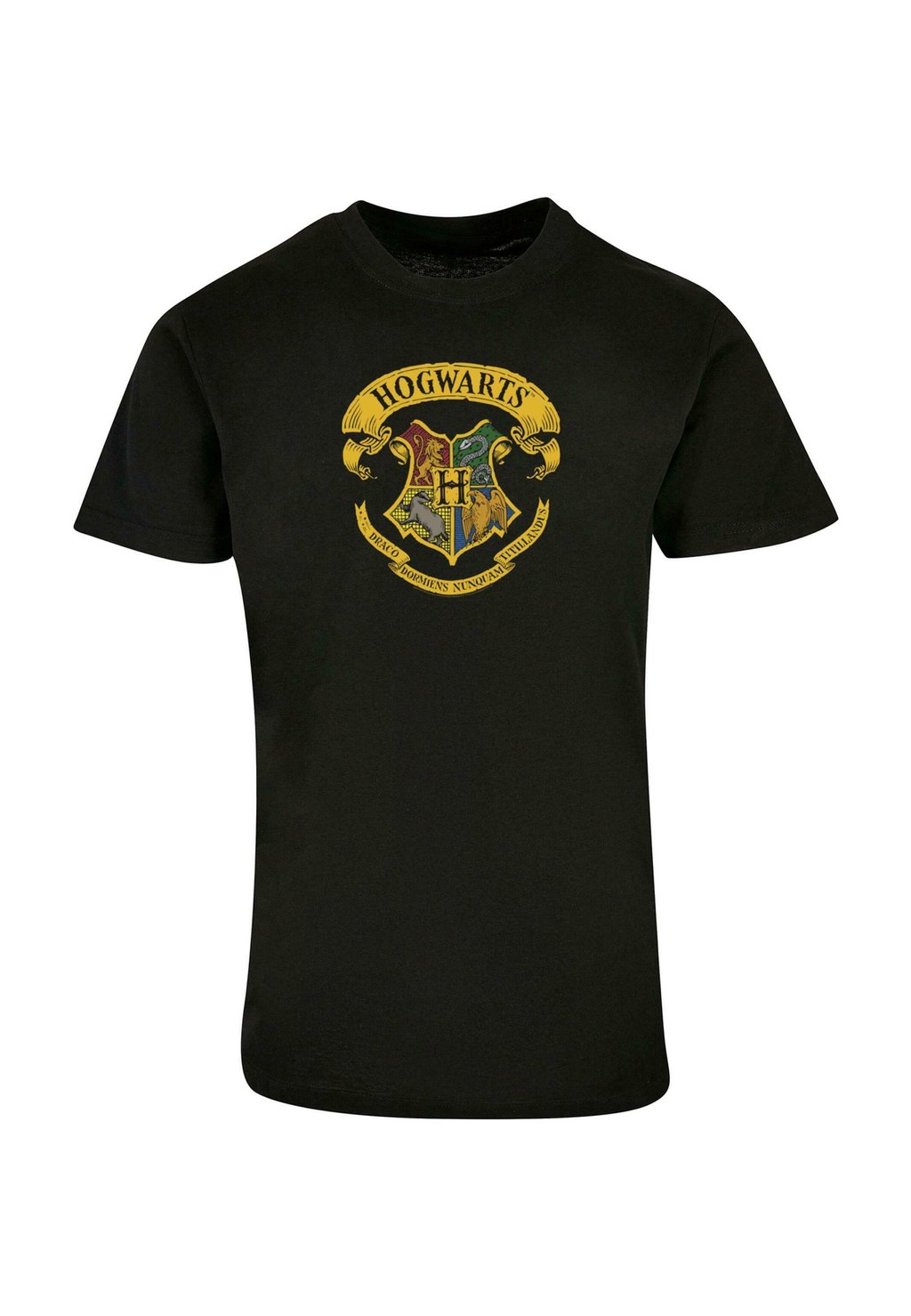 

Футболка с принтом HARRY POTTER HOGWARTS RIBBON CREST ABSOLUTE CULT, черный