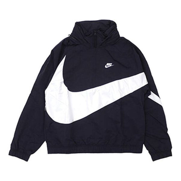 

Куртка Men's Nike Half Zipper Big Swoosh Jacket Us Edition Black, мультиколор
