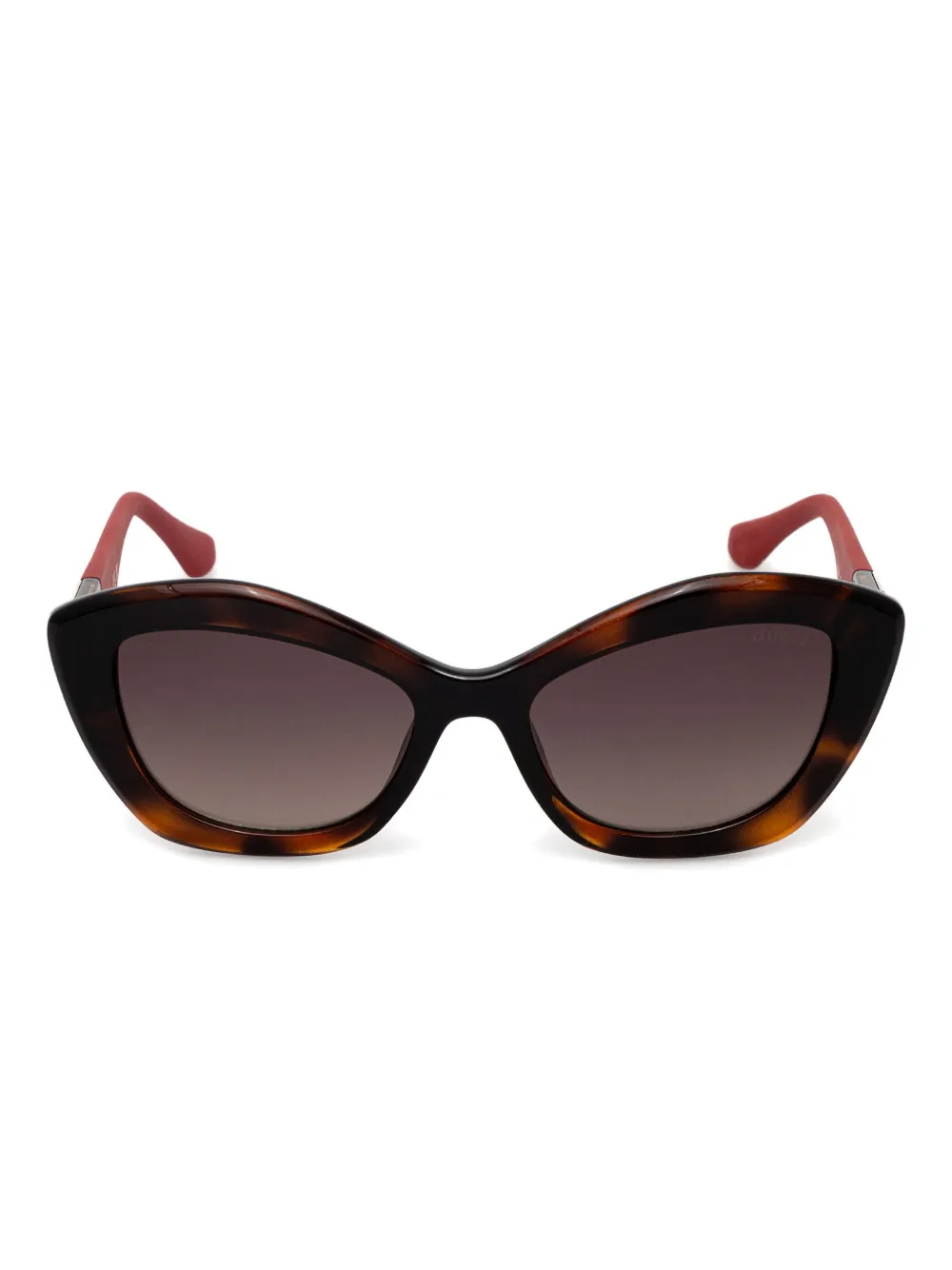 

Солнцезащитные очки в оправе "кошачий глаз" Guess, коричневый