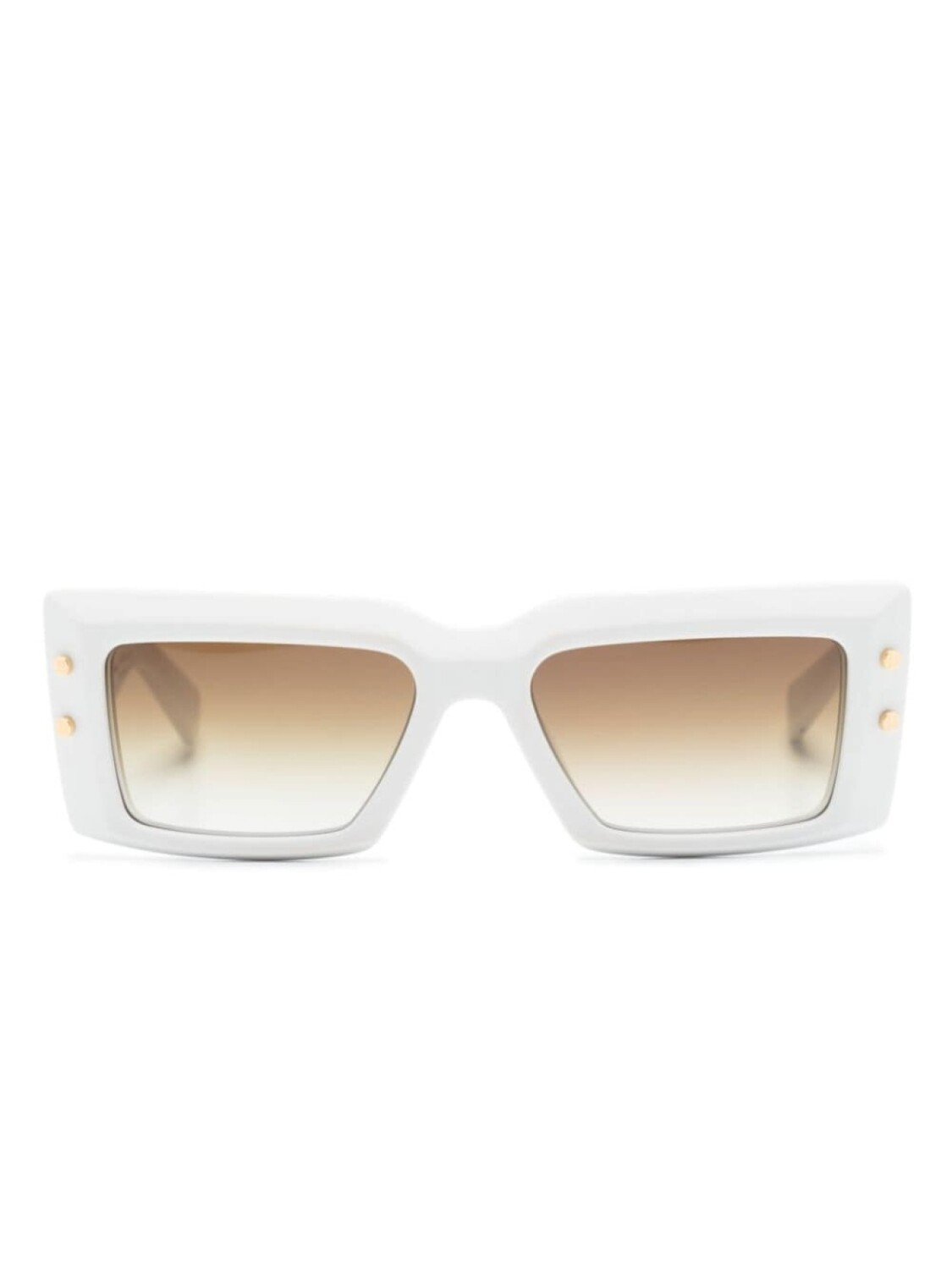 

Balmain Eyewear солнцезащитные очки Impérial в прямоугольной оправе, белый