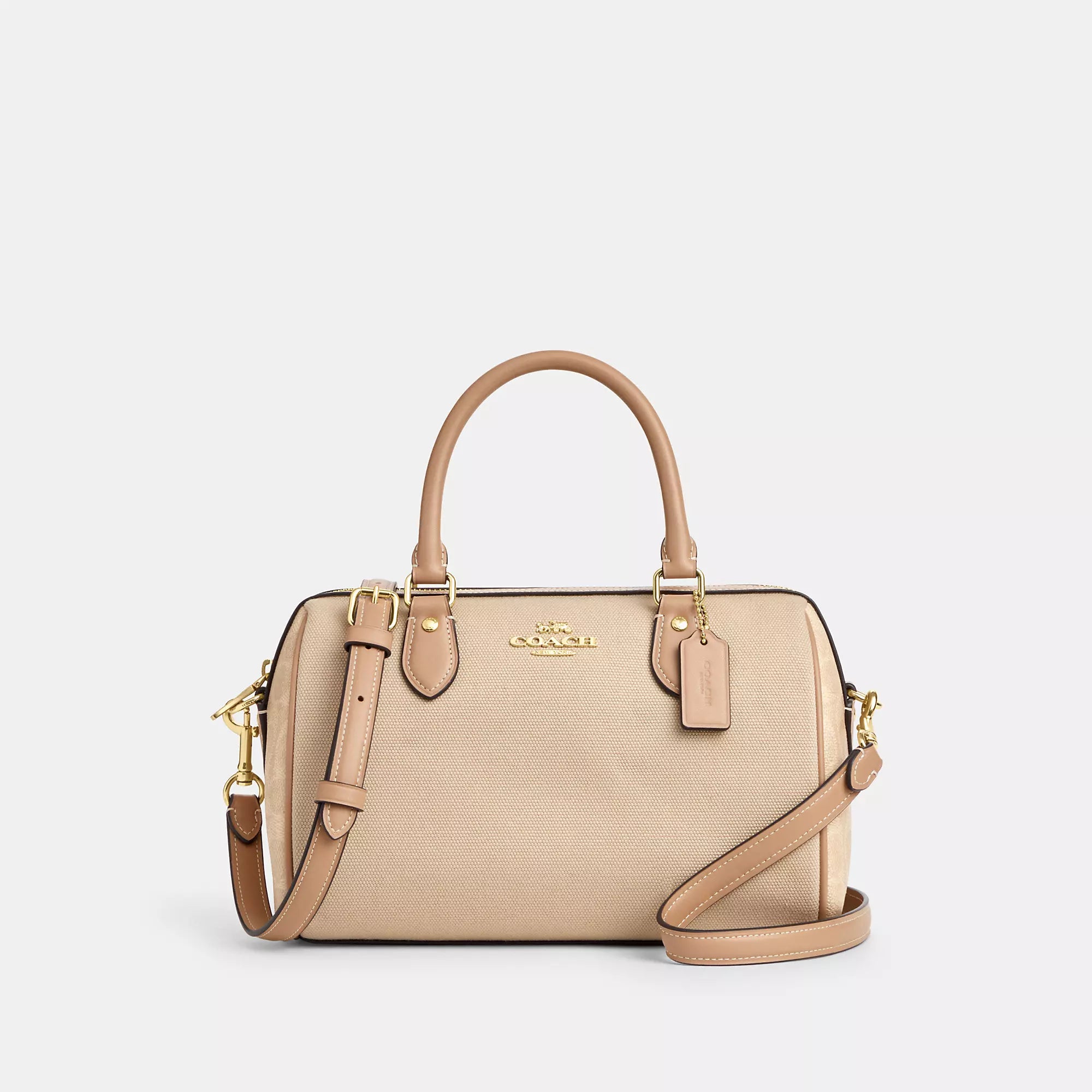 

Coach Outlet Rowan Сумка-саквояж в цветовом блоке, мультиколор