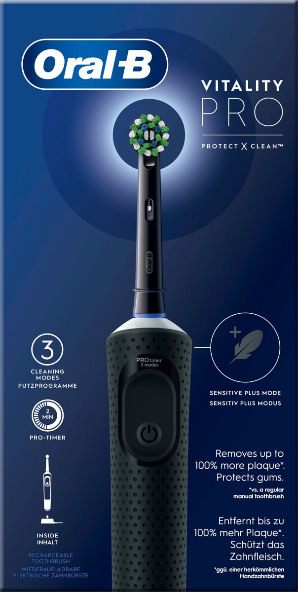 

Электрическая зубная щетка Vitality PRO Черная 1 шт. Oral-B