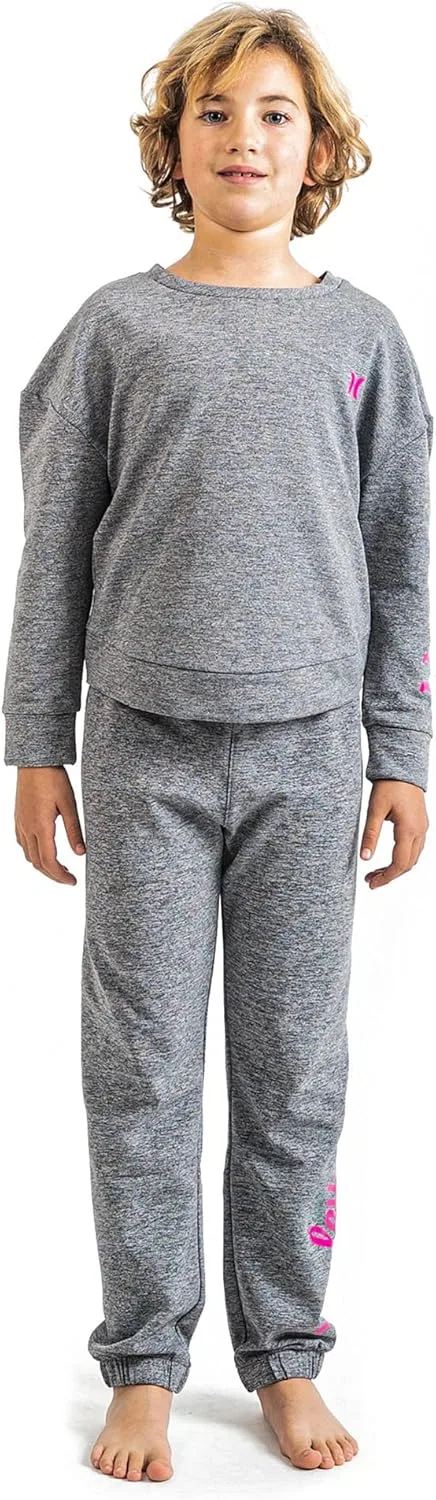 Детские спортивные брюки Hurley из мягкой вязки, Black/Beach Active — фото 2