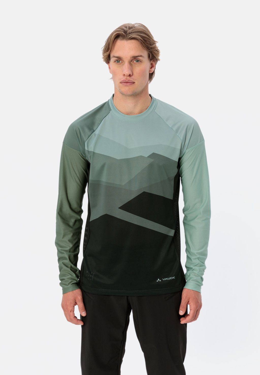 

Топ с длинными рукавами Vaude, зеленый