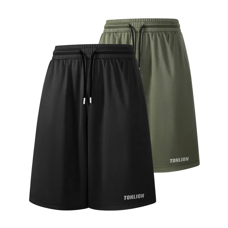 Tonlion Детские шорты повседневные Tонlion, Черный + Military Green