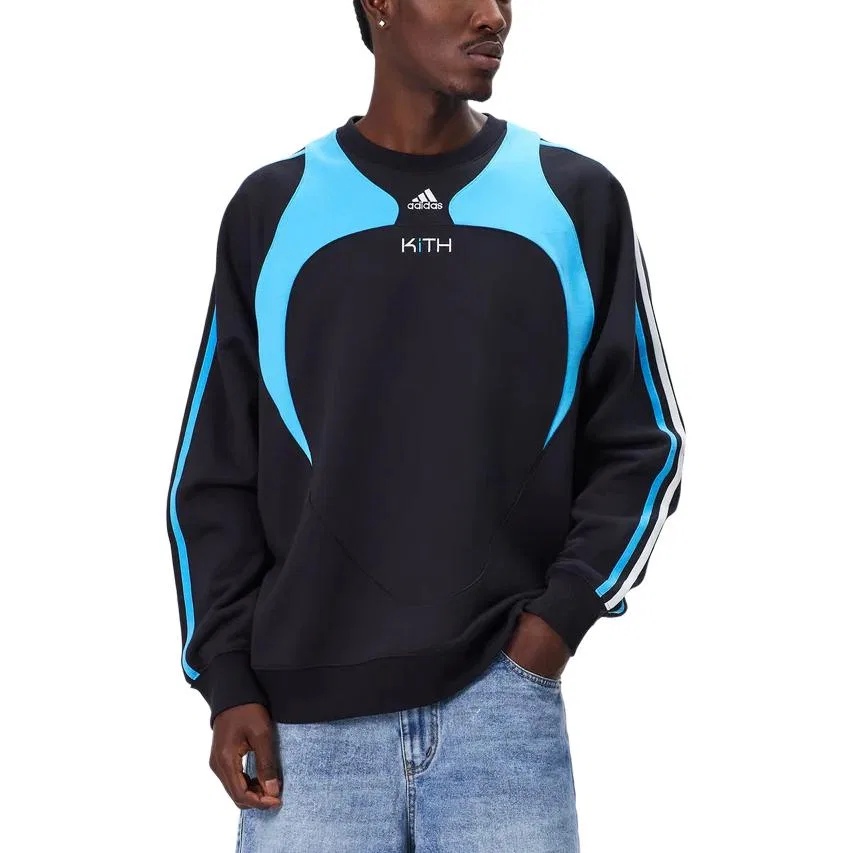 Свитшот с круглым вырезом X KITH X MESSI, Adidas, Black — фото 4
