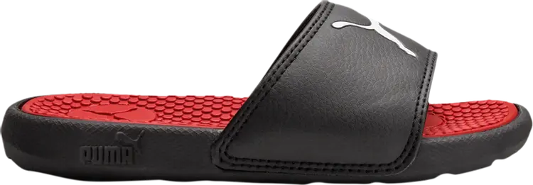 

Сандалии Puma Cool Cat Sport Slide Little Kid Black High Risk Red, черный