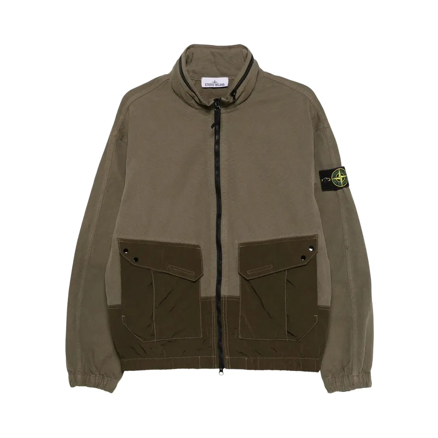 Рубашка Stone Island, зеленый