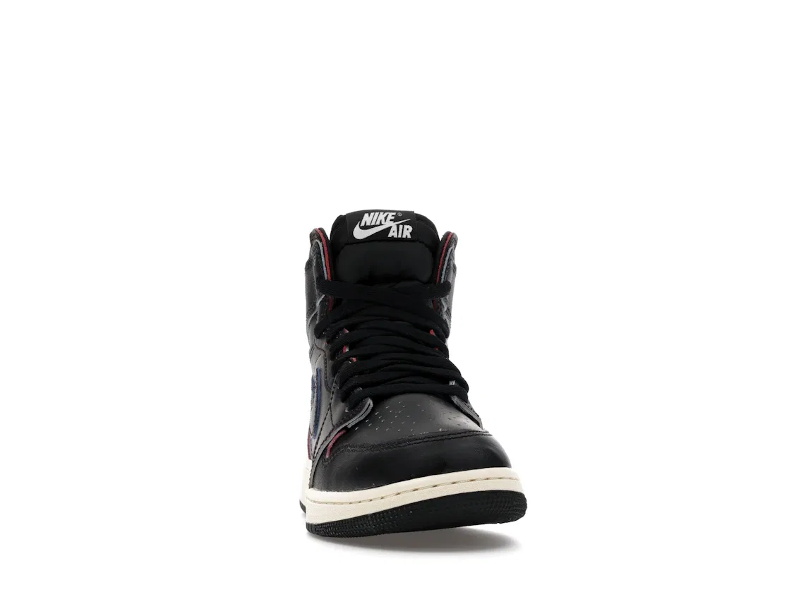 Детские кроссовки высокие с принтом Jordan 1 Retro High OG Self Expression (GS) Jordan, Black/Black-Summit White — фото 2
