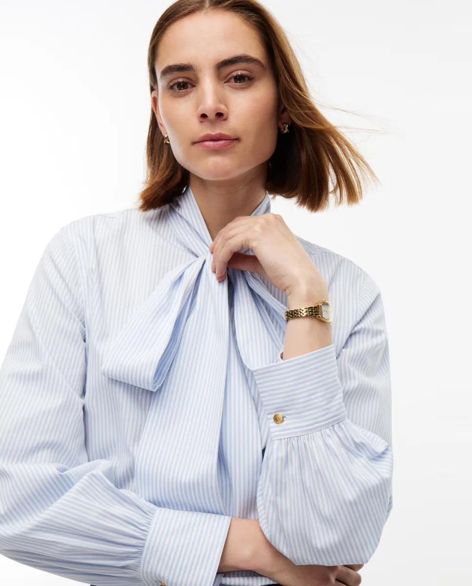 Женская рубашка с длинным рукавом, Cuello, Tommy Hilfiger, голубой — фото 2