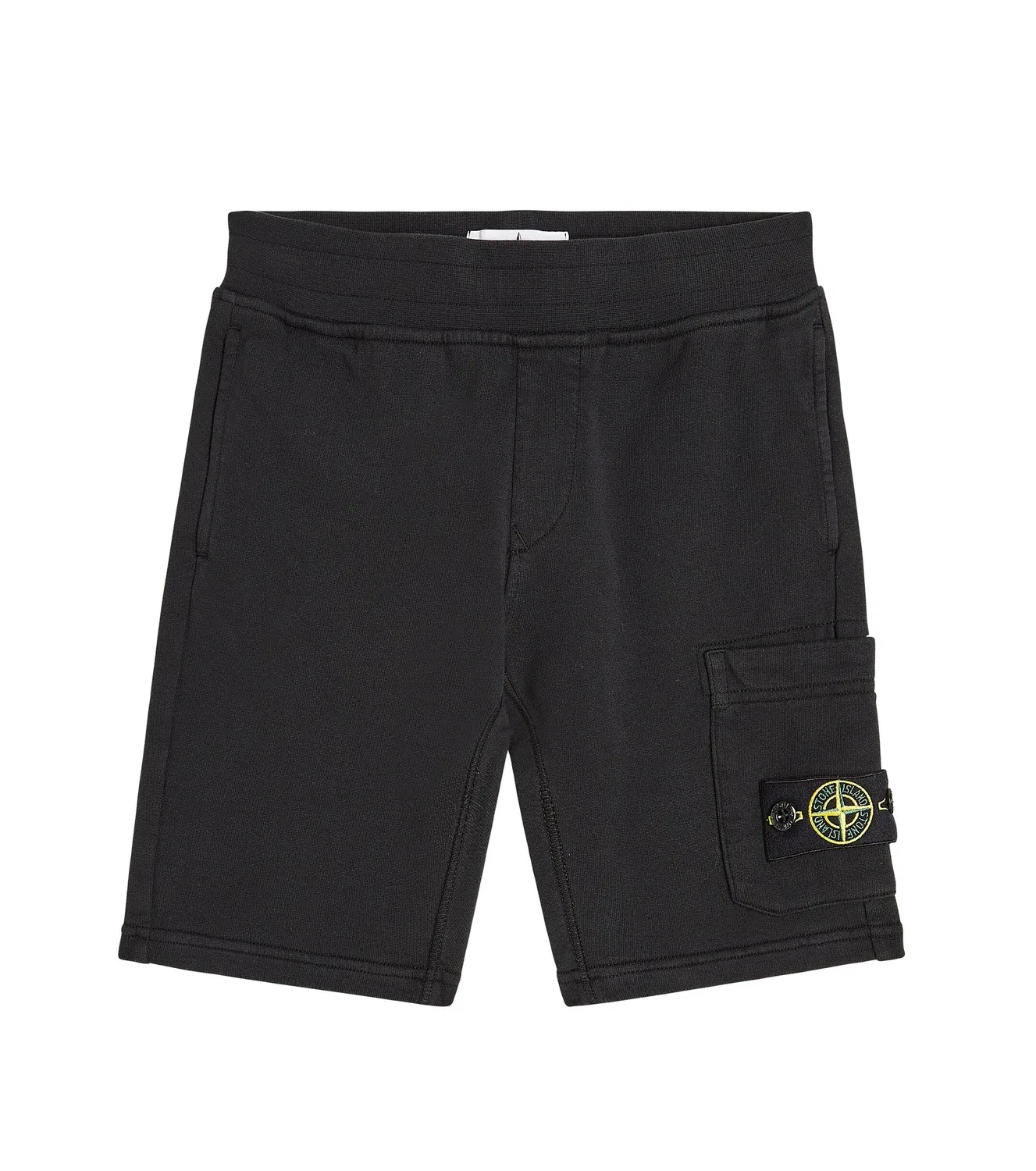 Шорты хлопковые Stone Island Junior, черный