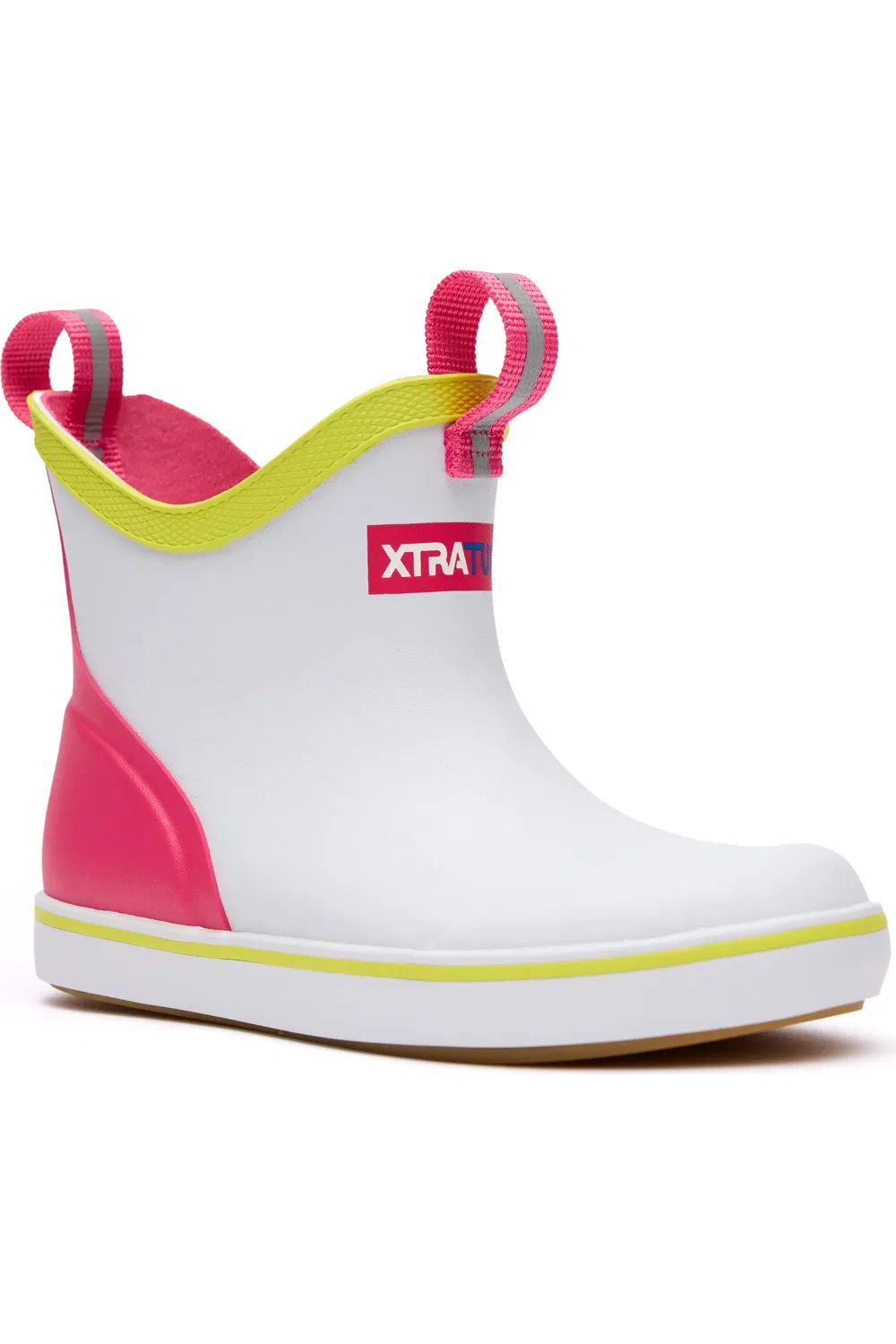 Детские сапоги водонепроницаемые Deck Boot XTRATUF, White Multi/Pink